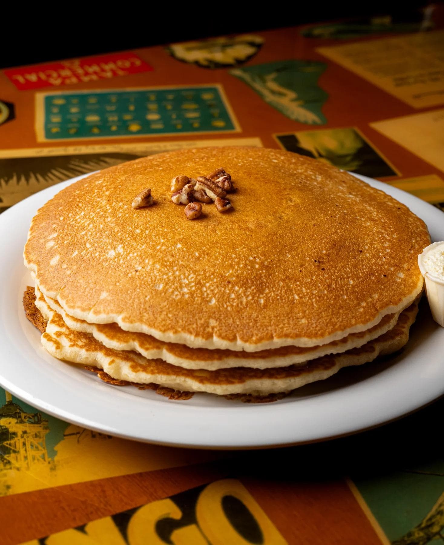 Rich & Crunchy Pecan Pancakes